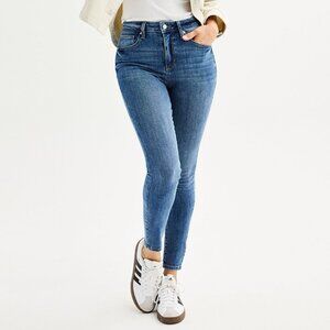 Sonoma High Rise Skinny Jeans, Size 10
